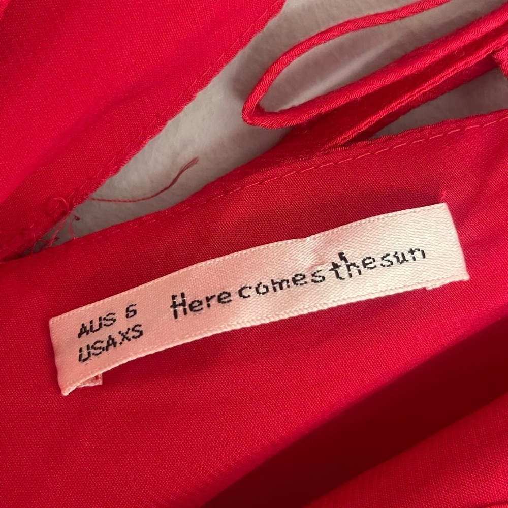 Hello Molly Red Read Your Texts Dress - Picture 4 of 4